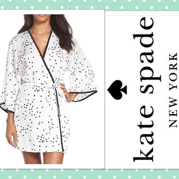 kate spade Other - Kate Spade Dot Print Short Robe
